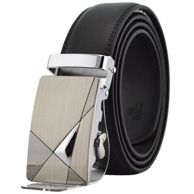 

Blue industry cross-border mens belt automatic buckle belt business products QDF843