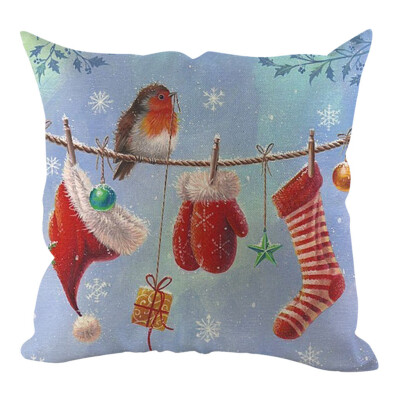

Tailored Christmas Pillow Cover Pillowcases Decorative Sofa Cushion Cover Home Decoration