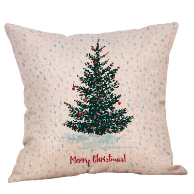 

Siaonvr Christmas Throw Pillow Cover Pillowcases Decorative Sofa Cushion Cover