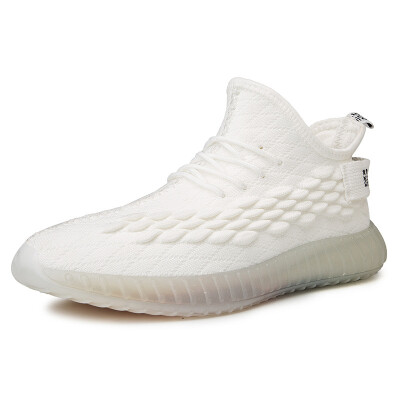 

Fish scales coconut shoes mens breathable flying woven mens shoes sports&leisure running shoes
