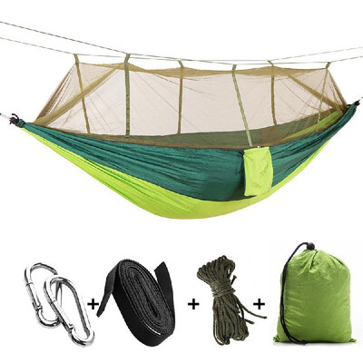 

Hammock with Mosquito Net Hammock Net Lightweight Nylon Portable Hammock for Backpacking Camping Travelling
