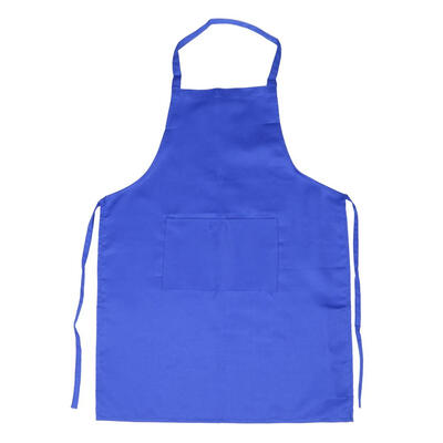 

Women Men Adjustable Kitchen Apron Pure Color Waterproof Bib for Cooking