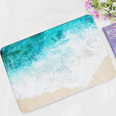 

Siaonvr 3D Ocean Carpet Rubber Soft Area Rug Decoration Bedroom Rectangle Floor Mat