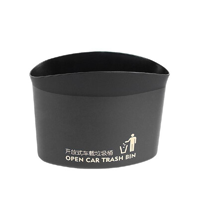 

Mini Car Side Door Chair Seat Back Open Trash Rubbish Garbage Bin Storage Bucket Car Interior Accessories Black
