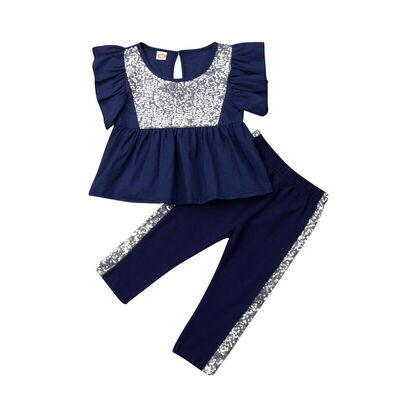 

Kid Toddler Baby Girl T-shirt Top Legging Pants Outfit Set suit Clothes Summer