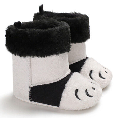 

Baby Boots Winter Newborn Stitching Cute Plus Velvet Warm Toddler Boots Baby Boy Girl Cotton Boots