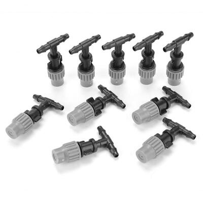

Greensen 10Pcs Micro Drip Irrigation Kits Plant Self Watering Garden Hose Sprinklers Connectors