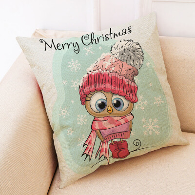 

Tailored Christmas Home Decor Cushion Cover Graffi Style Throw Pillowcase Pillow Covers