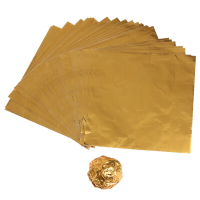 

100pcs Foil Candy Package Paper Chocolate Aluminum Candy DIY Package Paper