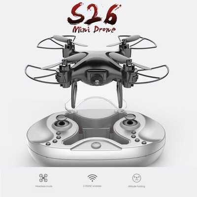 

S26 24G 720P Camera WIFI FPV Mini Drone Altitude Hold Voice Control RC Quadcopter for Kids Beginners