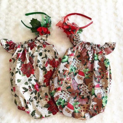 

Newborn Baby Girl Flying Sleeve Floral Romper Bodysuit Jumpsuit Clothes