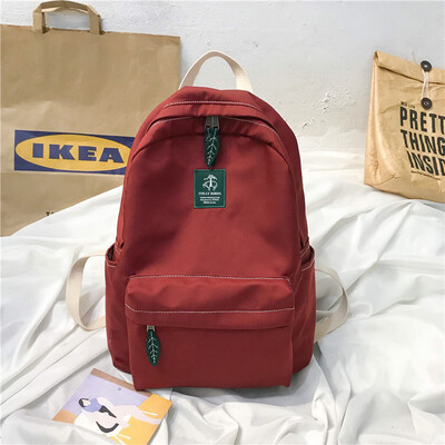 

Insfeng schoolbag girls Korean version of High School Girls Backpack Baitao college students Mori Chao shoulder bag Girls Fashion