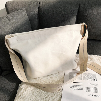 

Chic broadband womens bag 2019 new fashion network celebrity brief Korean version ins canvas bag shopping bag single shoulder bag