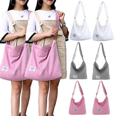 

Fashion Women Beach Shoulder Bag Handbag Hobo Canvas Shopping Tote Zipper Large