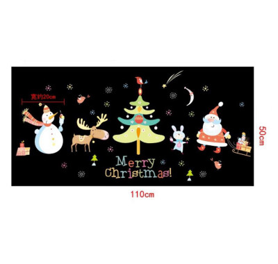 

〖Follure〗Christmas Santa Claus Snowman Elk Removable Wall Sticker Art Home Decor Decal