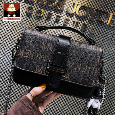 

2019 new Korean fashion Plaid chain handbag small breeze simple shoulder diagonal small square bag