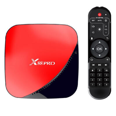 

X88 PRO 4GB64GB Android 90 Set Top Box 24G5G Dual Wifi 4K TV Receiver