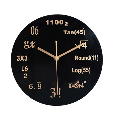 

Gobestart Silent Math Equations Polytechnic Digital Wall Clock