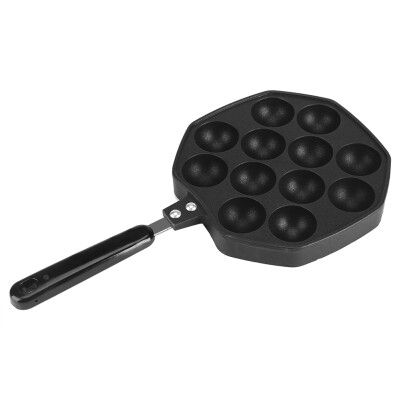 

12 Cavities Aluminum Non-stick Takoyaki Grill Pan Plate Octopus BallPancake Maker Baking Mold Grill Pan Pancake Mold