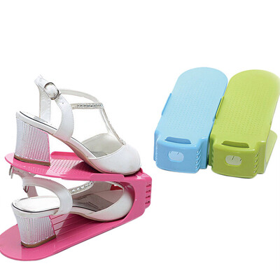 

〖Follure〗1 pc Display Rack Shoes Organizer Space-Saving Plastic Storage Rack