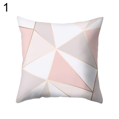 

Simple Geometry Square Cushion Cover Throw Pillow Case Home Sofa Car Bed Decor