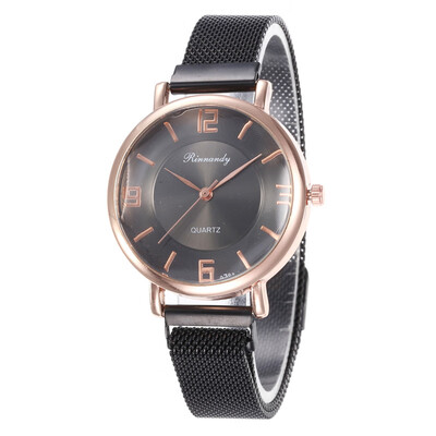

Magnet magnet strap with diamonds ladies watch simple digital quartz watch