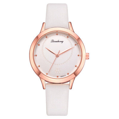 

Korean version of the casual ladies fashion fashion watch wish hot PU belt quartz watch