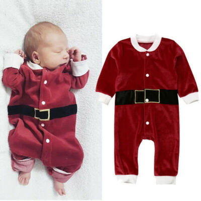 

Christmas Newborn Baby Girl Boy Romper Bodysuit Jumpsuit Outfit Clothes 0-24M