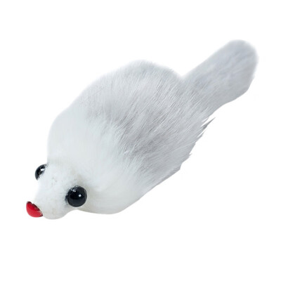 

Pet Cat Plush Big Mouse Vocal Simulation Scratch Resistant Squeaky Fake Toy vCat Mouse Fun Playing Interactive Game Pet Toy