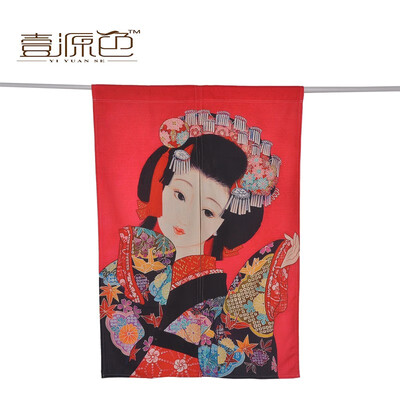 

Japanese ukiyo-e character curtain