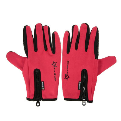 

​ROCKBROS Unisex Windproof Cycling Silicone Gel Gloves Full Finger Gloves Thermal Gloves Touch Screen Gloves Racing Riding Motorcy