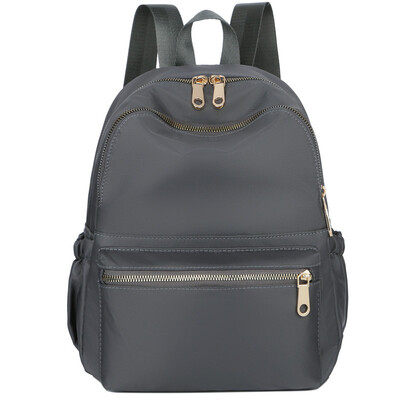 

Oxford double shoulder bag female Korean version fashion canvas backpack womens double shoulder schoolbag large capacity