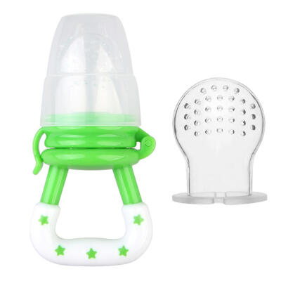 

Portable Infants Baby Nipple Feeder Silicone Pacifier Fruits Feeding Tool