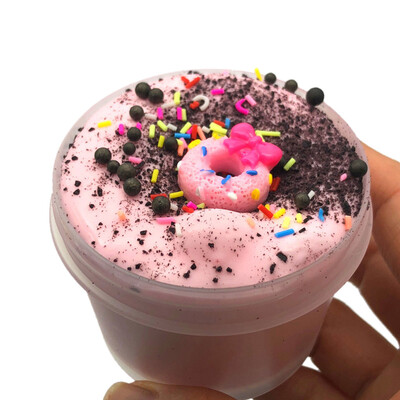 

〖Follure〗Ice Cream Donut Color Slime Putty Scented Stress Reliever Kids Clay Toy 100ml