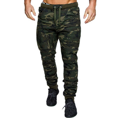 

Mens Camo Gym Slim Trousers Tracksuit Sport Skinny Jogging Sweat Tracksuit Pants