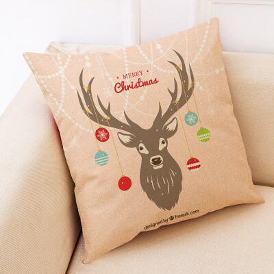 

Tailored Christmas Home Decor Cushion Cover Graffi Style Throw Pillowcase Pillow Covers