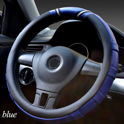 

1pcs Car accessories Micro Fiber Leather Antiskid fashion comfortable 363840cm Car Steering Wheel Cover 5 Colors Protection