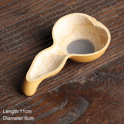 

Japan Teaism Decorative Tea Strainers Bamboo Rattan Gourd Shaped Tea Leaves Funnel for Tea Table Decor Tea Ceremony Accessories