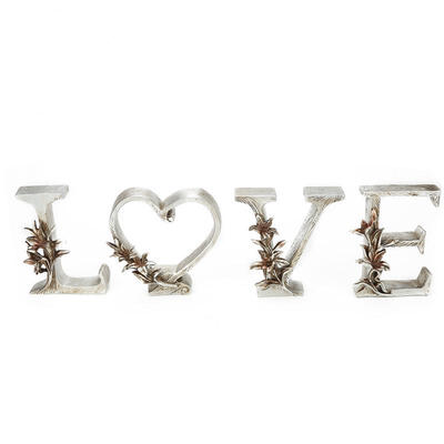 

Greensen 4pcset Love Shape Statue Resin Figurine-Crafts Wedding Gift for Home Decor