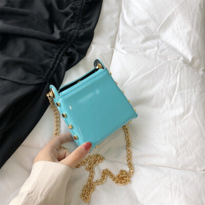 

Tailored Fashion Women Pure Color Colorful Leather Waterproof Messenger Bag Crossbody Bag