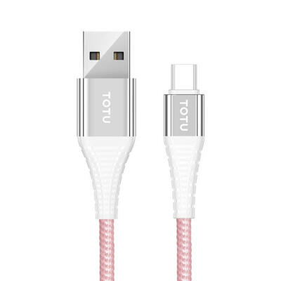 

TOTU USB To Micro USB Tough Nylon Braided Thread Fast Charging Data Cable For Android Phones Aluminum Alloy Connector-12m