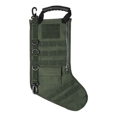 

〖Follure〗Tactical Christmas Stocking Molle Military Christmas Stocking Desert Woodland BK