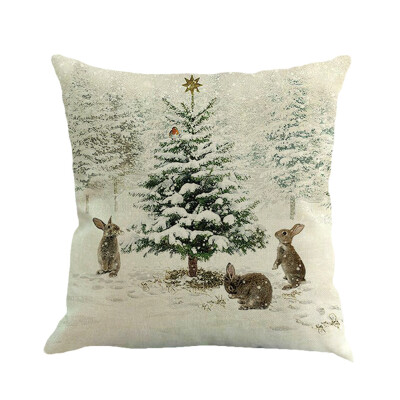 

Tailored Christmas Printing Dyeing Sofa Bed Home Decor Pillow Cover Cushion Cover A