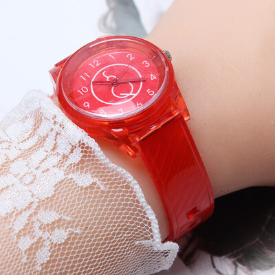 

Plastic Clock Silicon Watch Women Sport Casual Quartz Wristwatches Novelty Crystal Ladies Watches Cartoon Reloj Mujer 2018