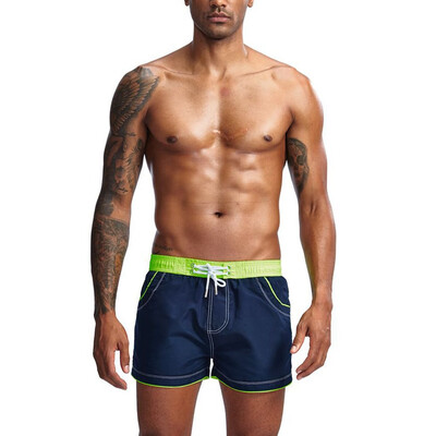

Gobestart Mens Summer Swim Trunks Solid Color Fashion Casual Athletic Beach Short Pants