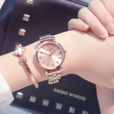 

Merchants hot sale steel belt set high-grade rhinestone waterproof business womens watch