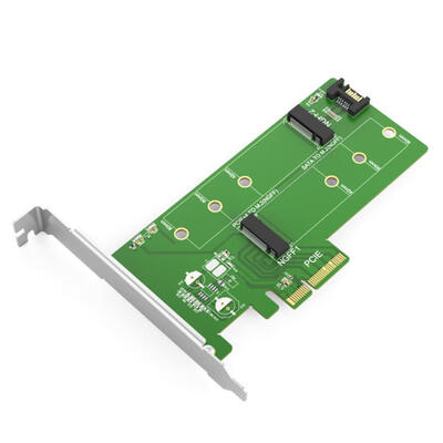 

MAIWO KT015 PCIE to M2 Adapter SATA NVMe Card for M2 PCI-E X4SATA SSD