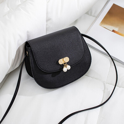 

Tailored Women Small Square Bag Single Shoulder Pearl decoration Messenger Bags