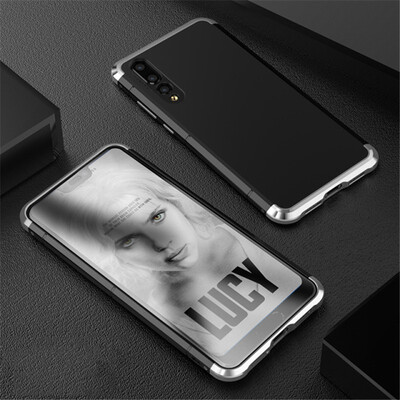 

BOBYT Luxury Metal Frame For HUAWEI P20 Case 3in1 Shockproof Aluminum Bumper PC Slim Back Cover For HUAWEI P20 Pro Phone Case