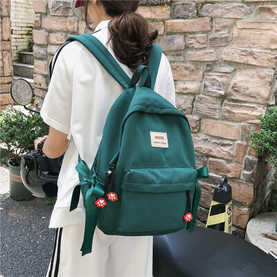 

Ins backpack female Korean high school students Mori junior high school girls large backpack backpack